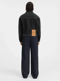 Outlet Jacquemus Het de-Nîmes denim jack Black