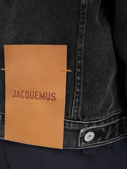 Outlet Jacquemus Het de-Nîmes denim jack Black