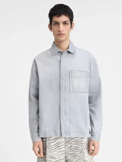 Online Jacquemus Het de-N&icirc;mes denim shirt