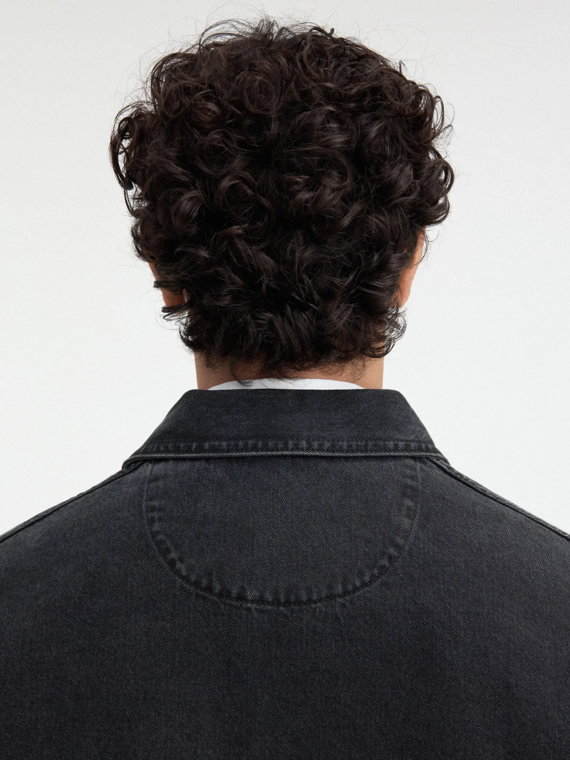 Discount Jacquemus Het de-Nîmes denim shirt Black