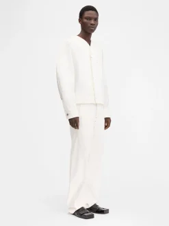 Clearance Jacquemus Het de-N&icirc;mes Faro denim shirt Off-White