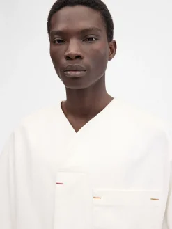 Clearance Jacquemus Het de-Nîmes Faro denim shirt Off-White
