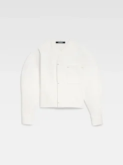 Clearance Jacquemus Het de-Nîmes Faro denim shirt Off-White