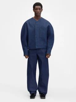 Best Jacquemus Het de-Nîmes Faro denim shirt Navy
