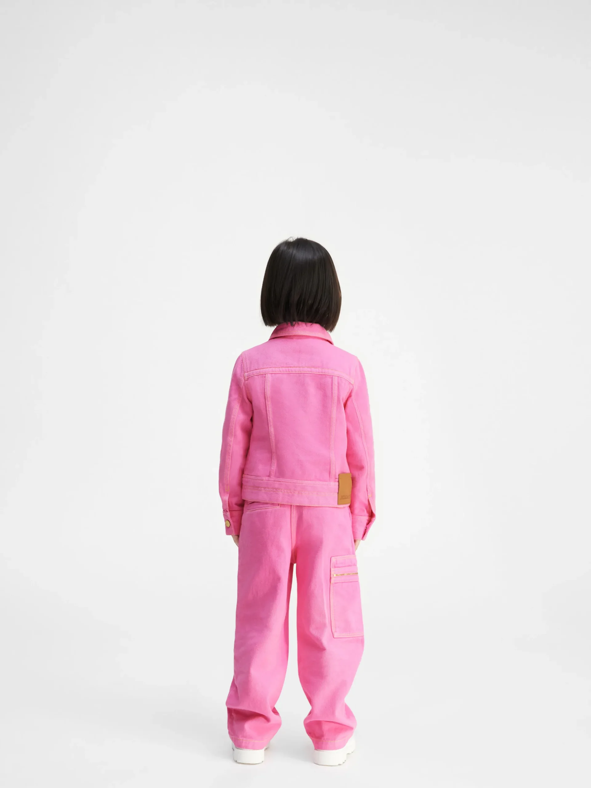 Discount Jacquemus Het denim de-Nîmes jack voor kinderen Pink