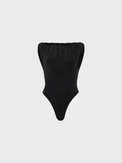 Clearance Jacquemus Het Drapeado badpak Black