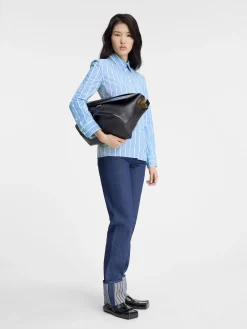 Hot Jacquemus Het formele overhemd JacquardBlue/White
