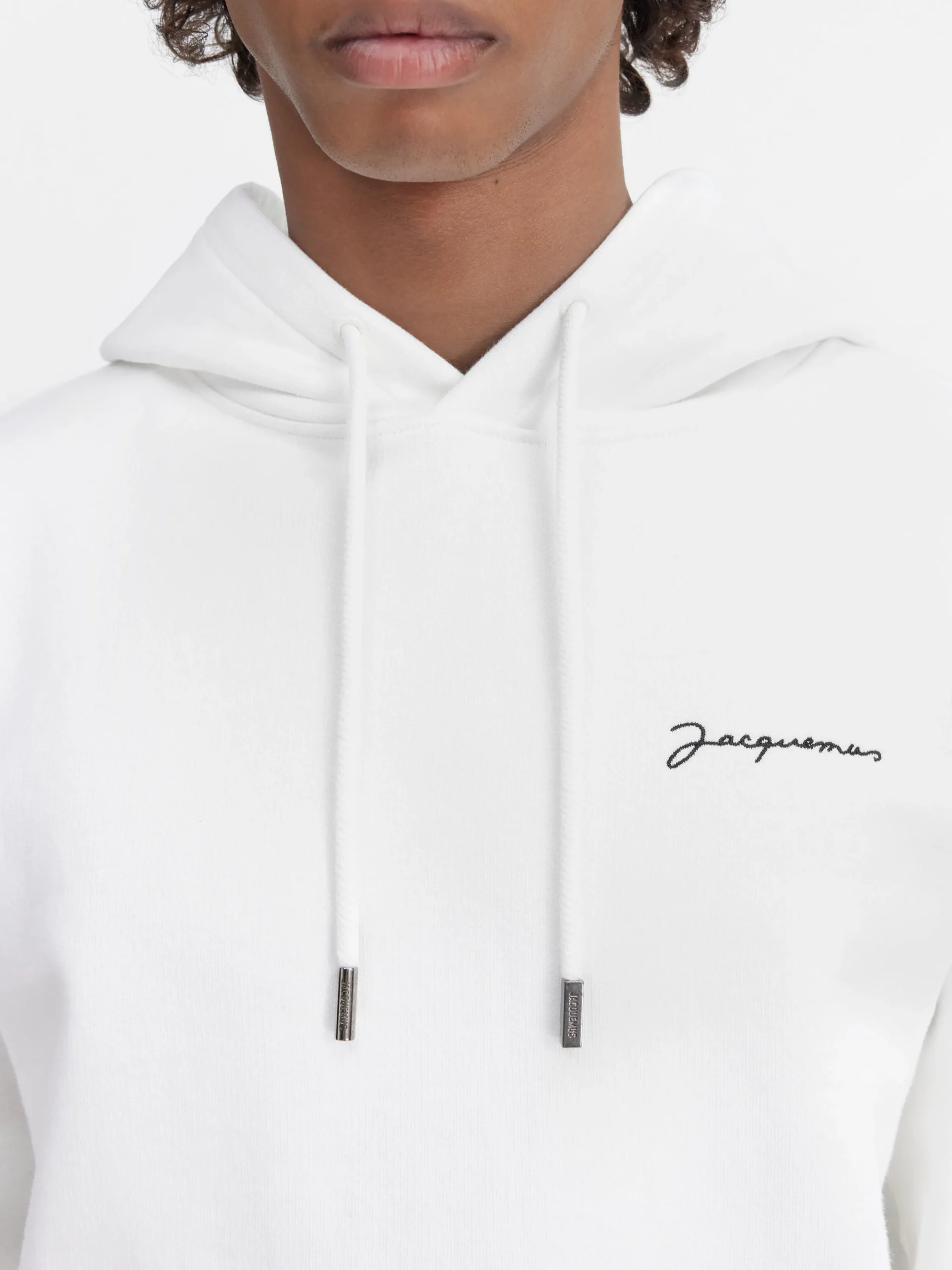 Discount Jacquemus Het geborduurde sweatshirt White