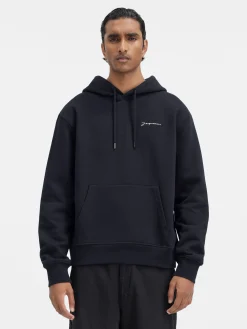 Outlet Jacquemus Het geborduurde sweatshirt Black