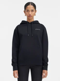 Outlet Jacquemus Het geborduurde sweatshirt Black