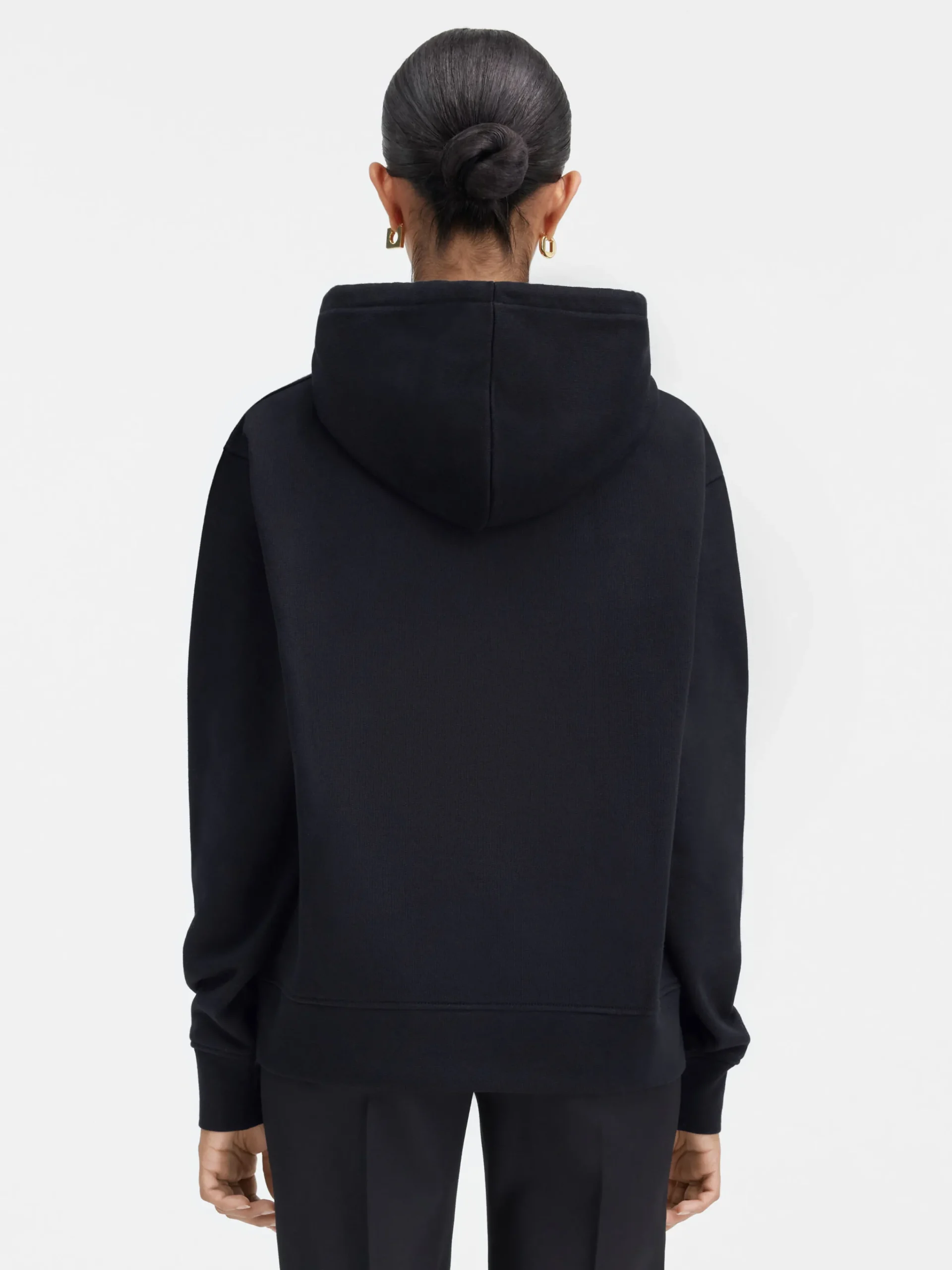Outlet Jacquemus Het geborduurde sweatshirt Black