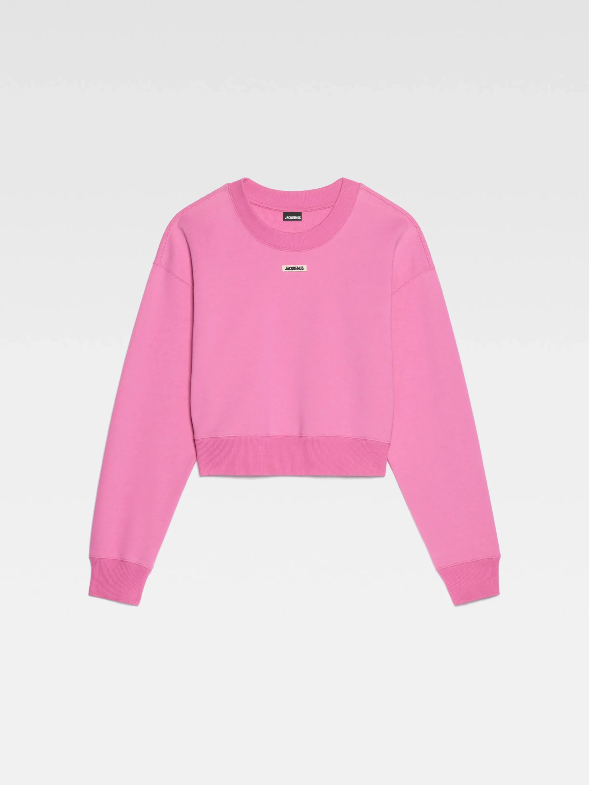 Fashion Jacquemus Het Gros Grain sweatshirt Pink