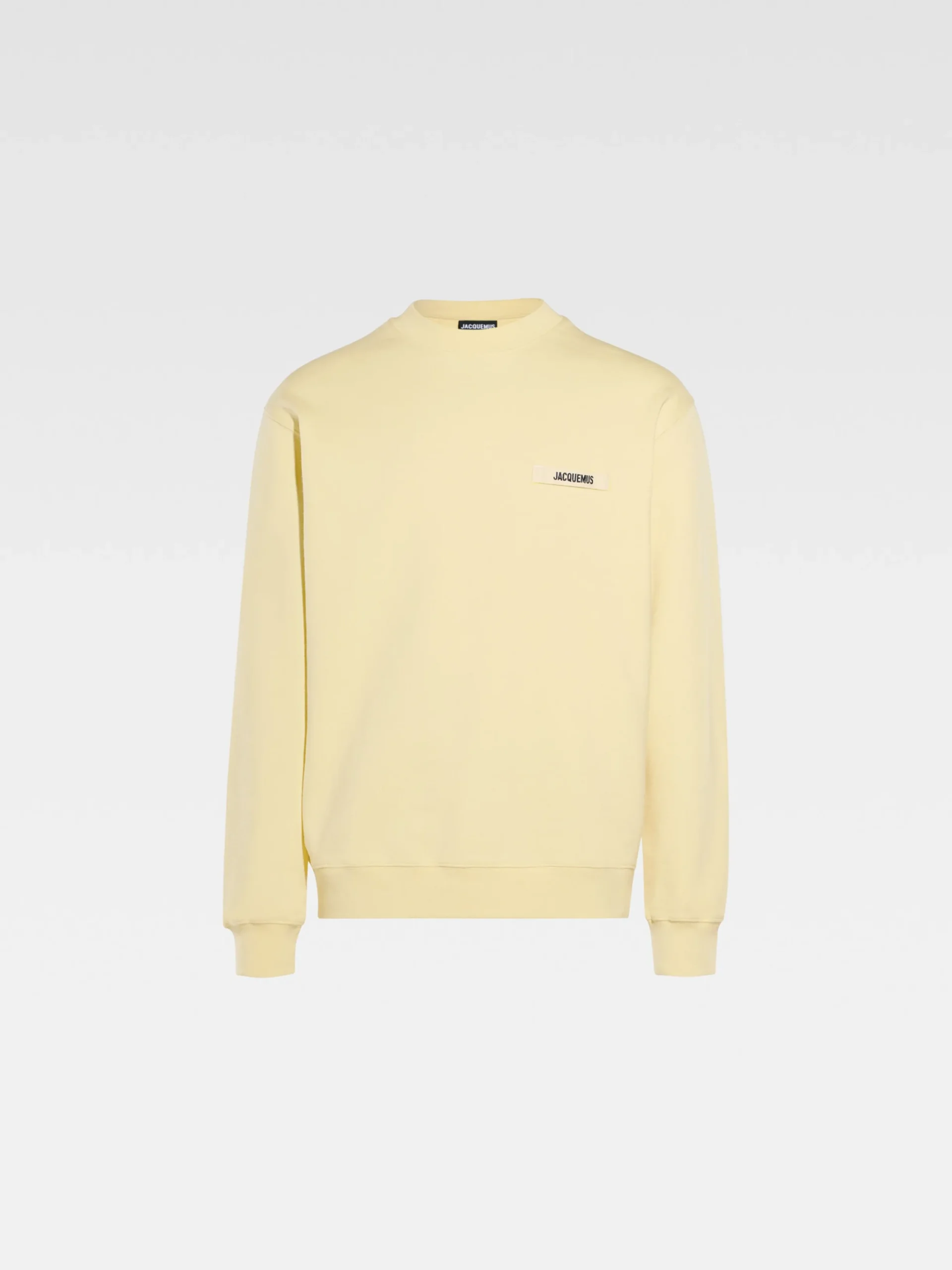 Hot Jacquemus Het Gros Grain sweatshirt LightYellow