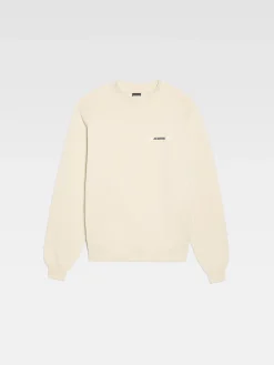 Outlet Jacquemus Het Gros Grain sweatshirt Beige
