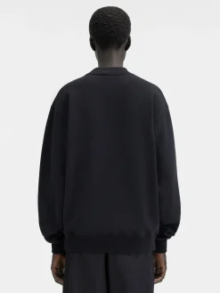 Discount Jacquemus Het Gros Grain sweatshirt Black