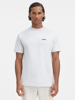 New Jacquemus Het Gros Grain T-shirt Grey