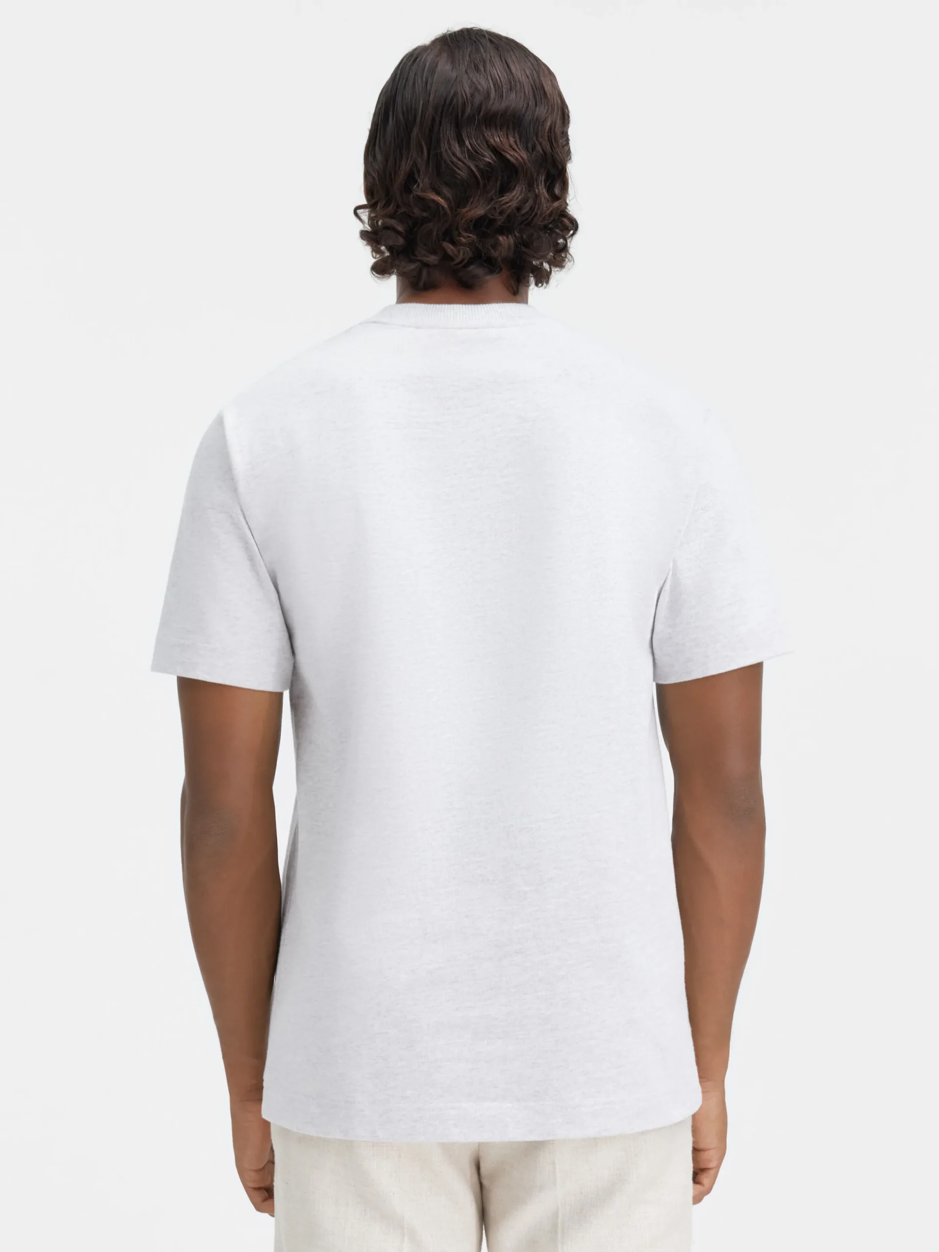 New Jacquemus Het Gros Grain T-shirt Grey