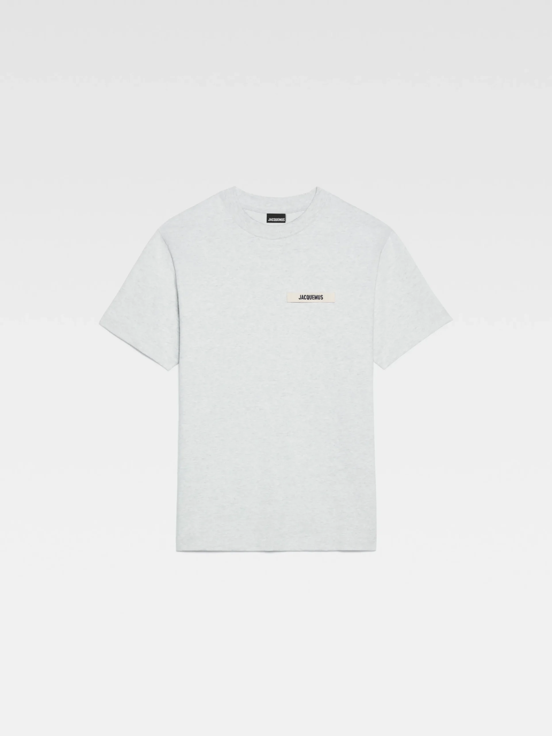 New Jacquemus Het Gros Grain T-shirt Grey