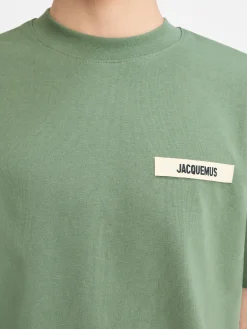 Online Jacquemus Het Gros Grain T-shirt LightGreen