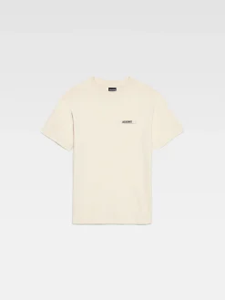 New Jacquemus Het Gros Grain T-shirt Beige