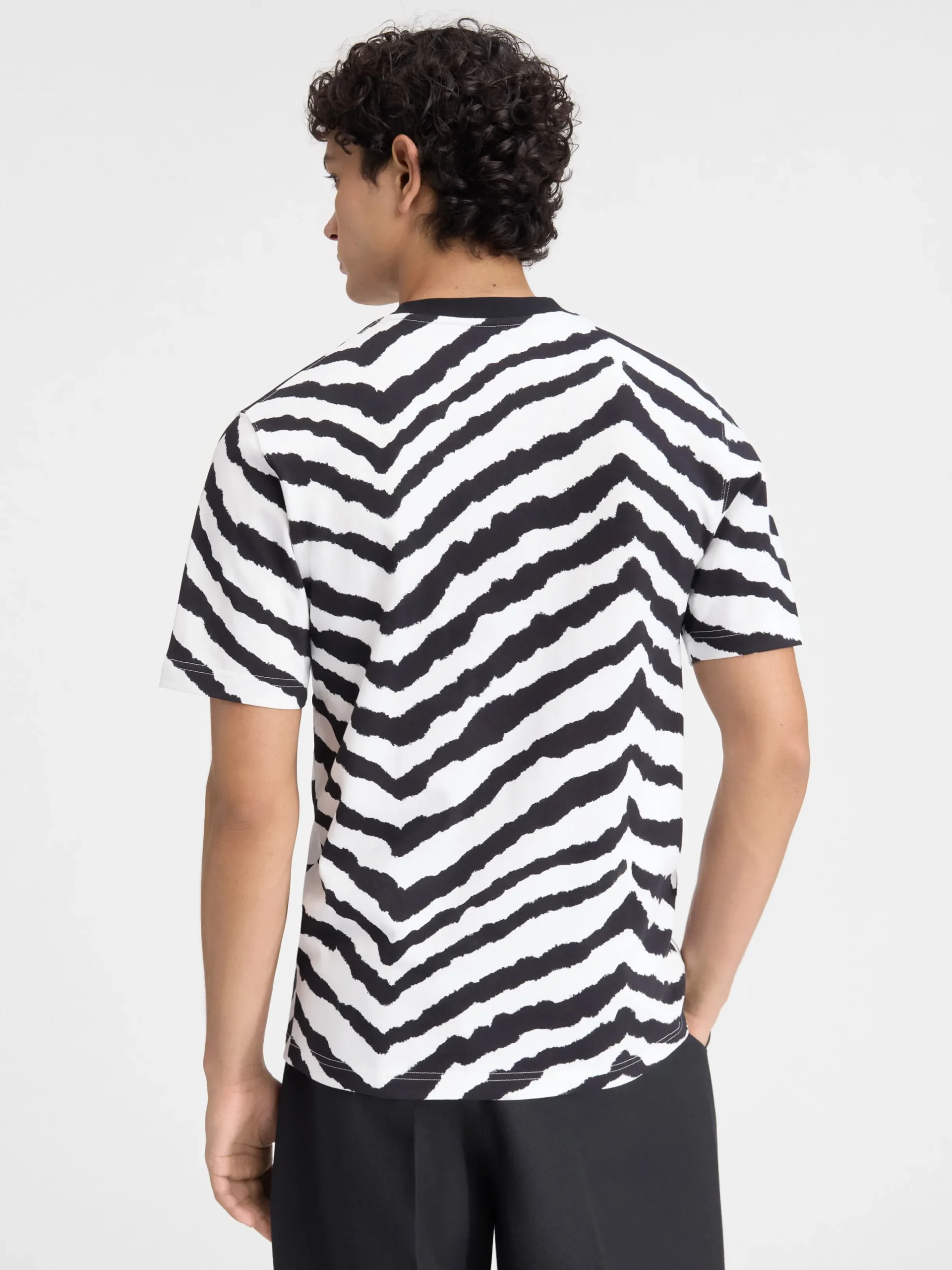 Outlet Jacquemus Het Gros Grain T-shirt Black&WhiteZebra