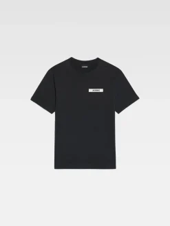 Sale Jacquemus Het Gros Grain T-shirt Black