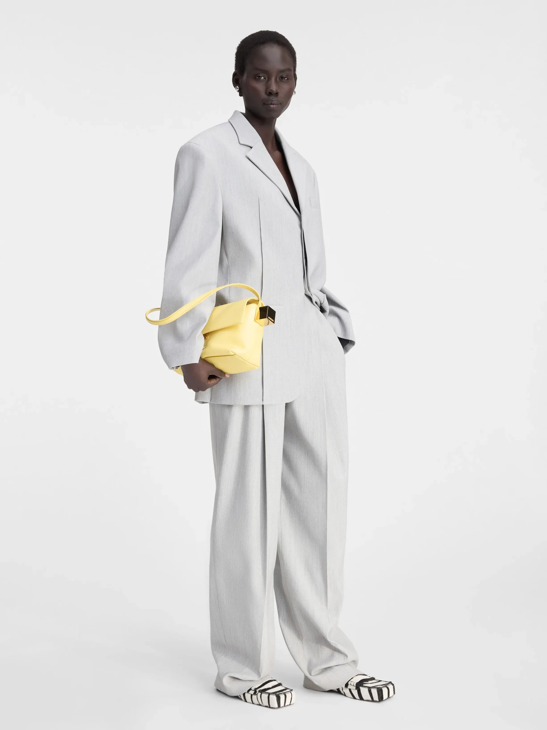 Discount Jacquemus Het herenjasje LightGrey