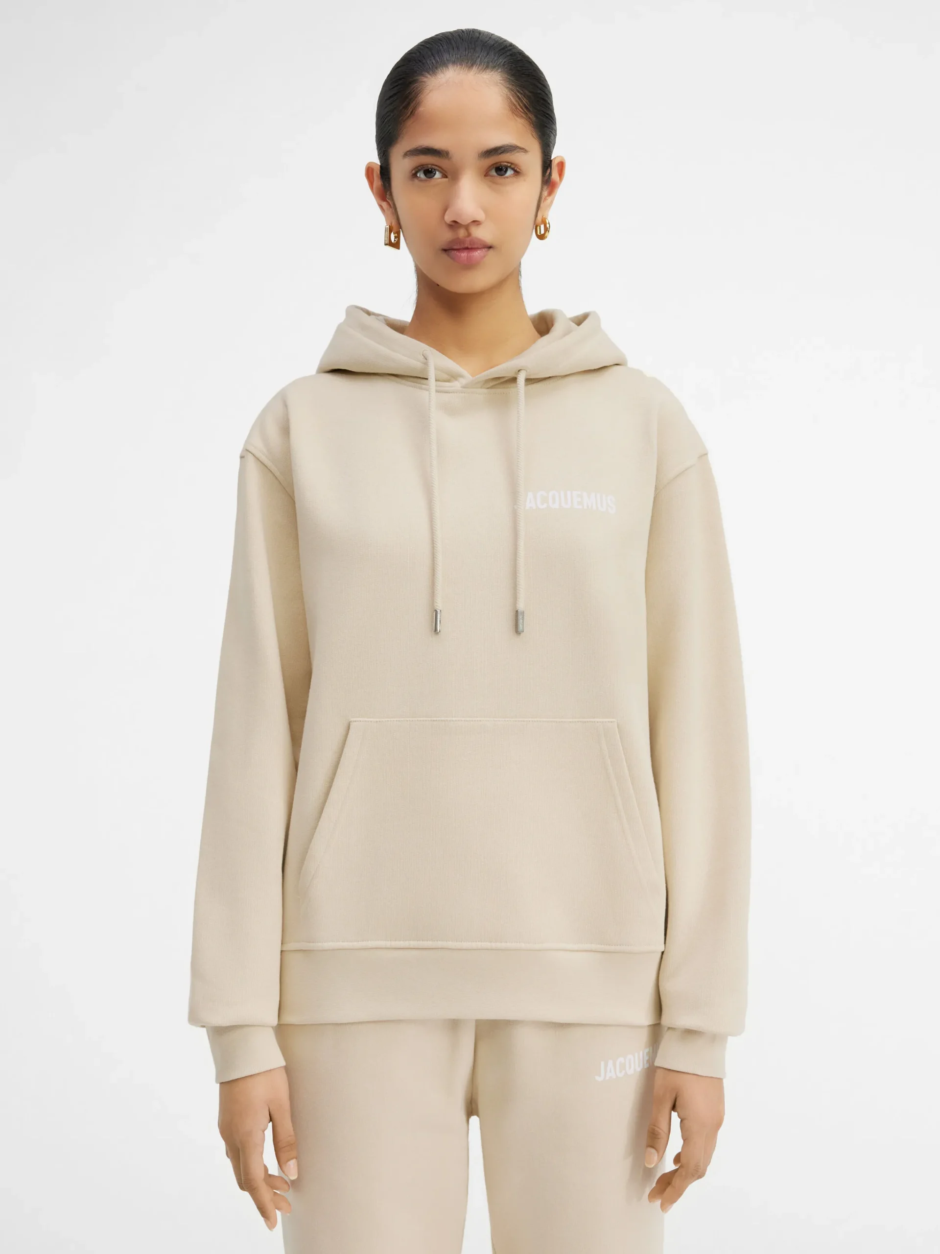 Sale Jacquemus Het sweatshirt LightBeige
