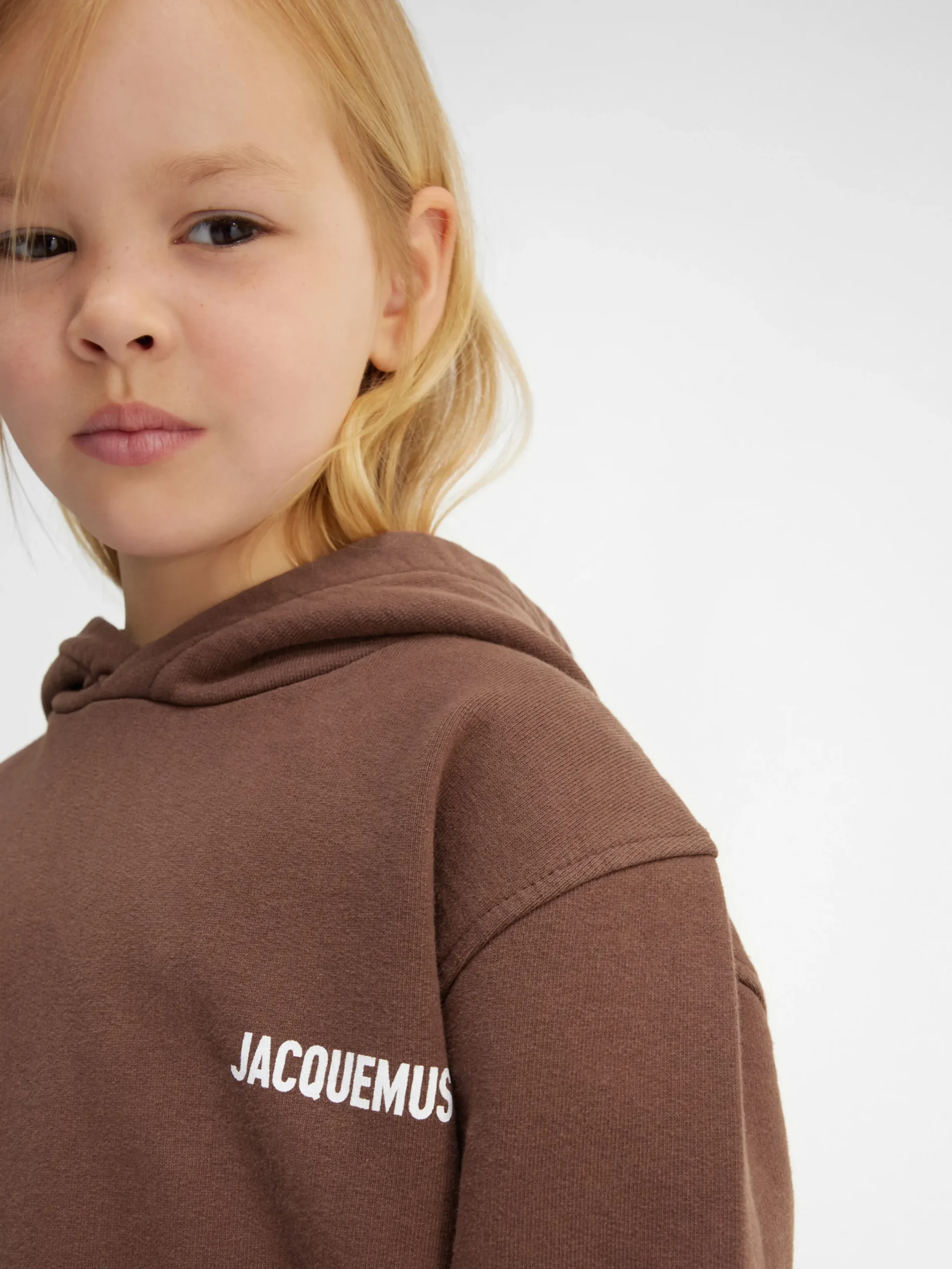 Discount Jacquemus Het sweatshirt voor kinderen DarkBrown