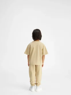 Clearance Jacquemus Het T-shirt voor kinderen DarkBeige