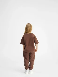 Sale Jacquemus Het T-shirt voor kinderen DarkBrown