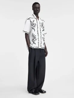 Outlet Jacquemus Het Jean shirt PrintMimosaFriseBlack