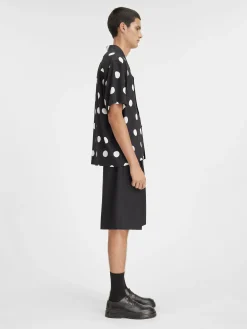 Sale Jacquemus Het Jean shirt Printdotsblack&white