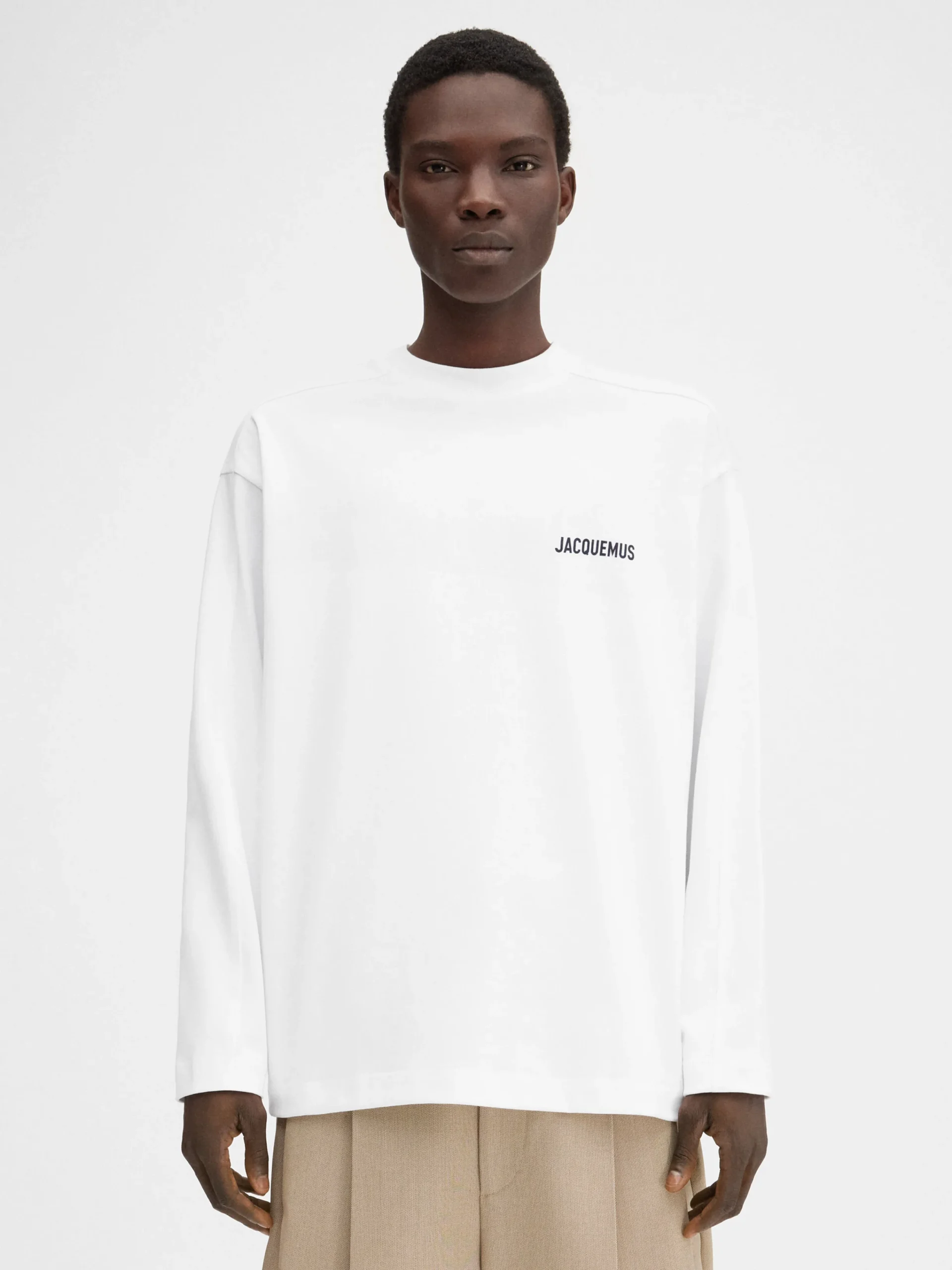 Best Jacquemus Het Londen T-shirt met adres LondresWhite