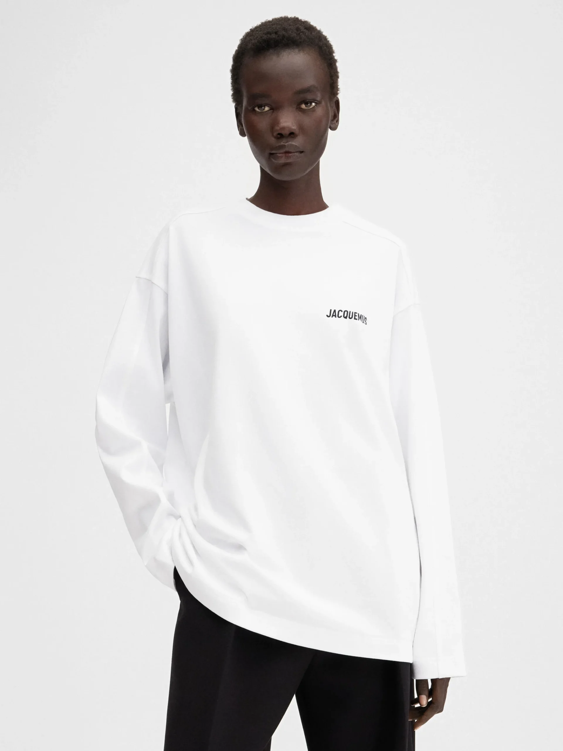 Best Jacquemus Het Londen T-shirt met adres LondresWhite