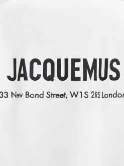 Best Jacquemus Het Londen T-shirt met adres LondresWhite