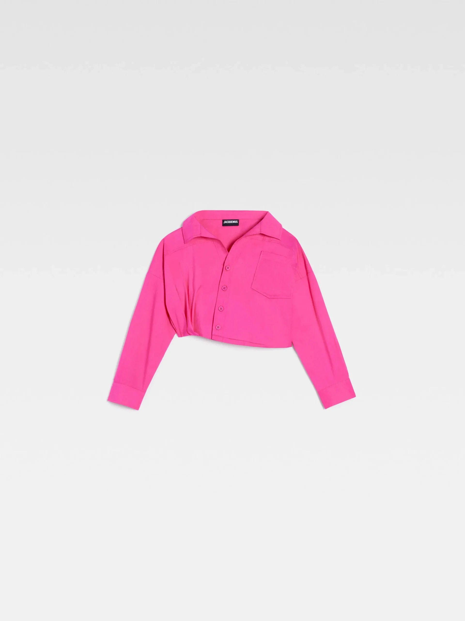 Hot Jacquemus Het Mejean shirt voor kinderen NeonPink