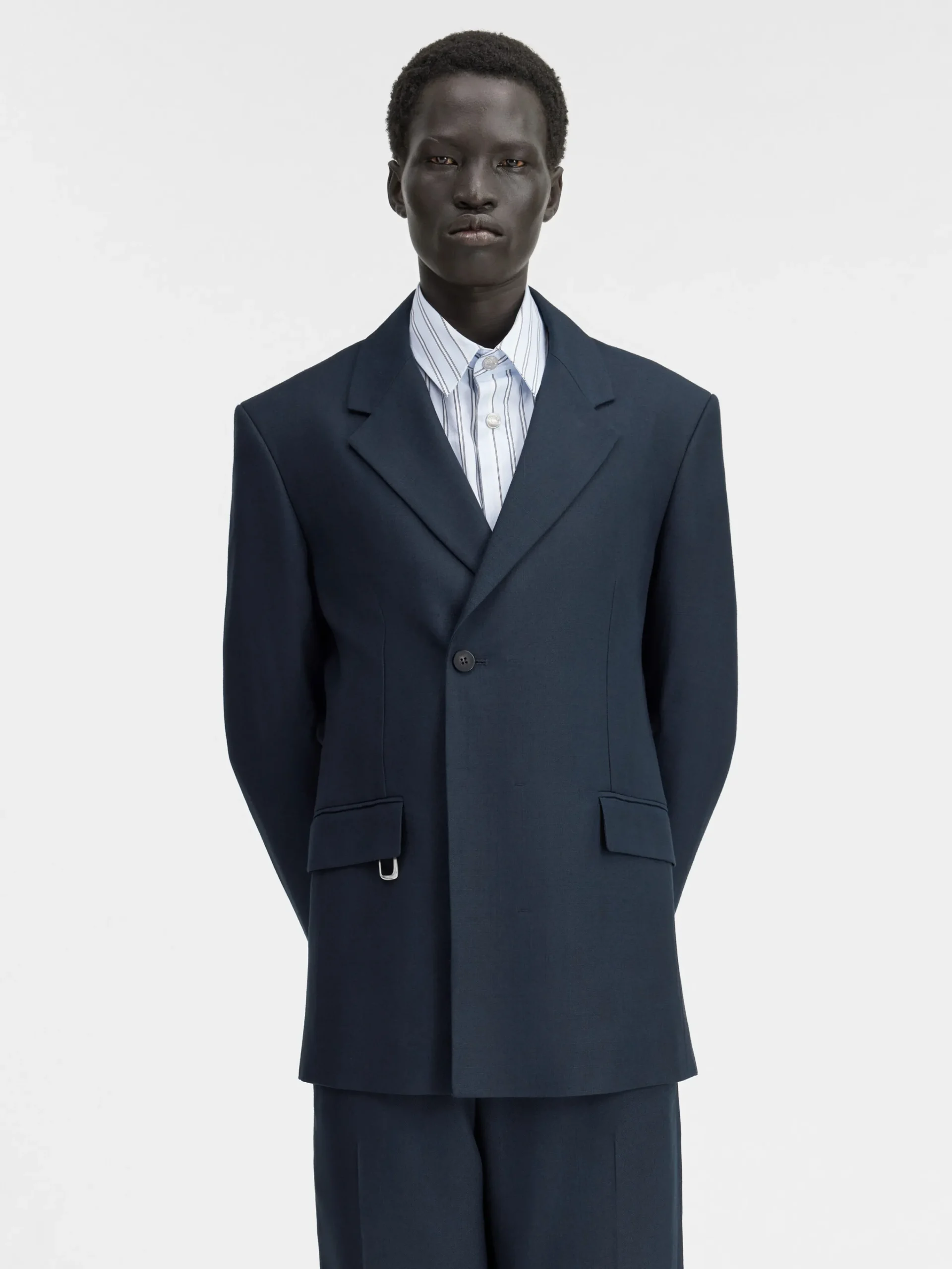 Clearance Jacquemus Het Melo jasje DarkNavy