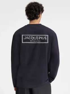 Fashion Jacquemus Het Mer&ugrave; T-shirt met lange mouwen DarkNavy