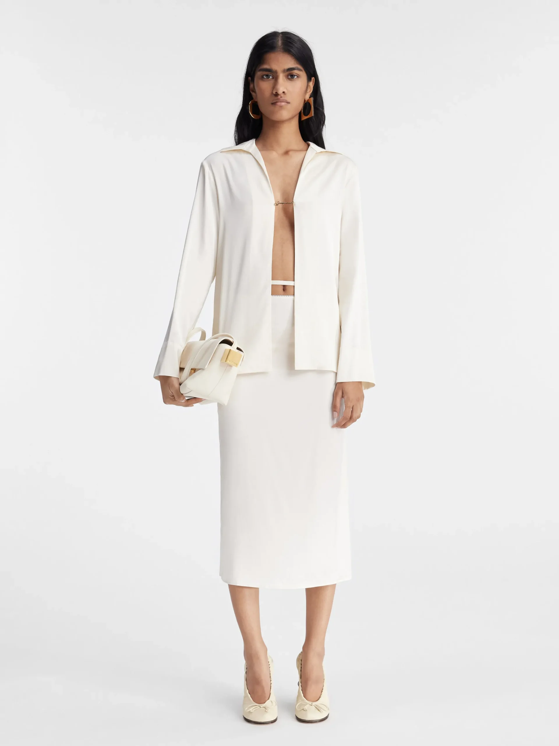 Fashion Jacquemus Het Notte shirt Off-White