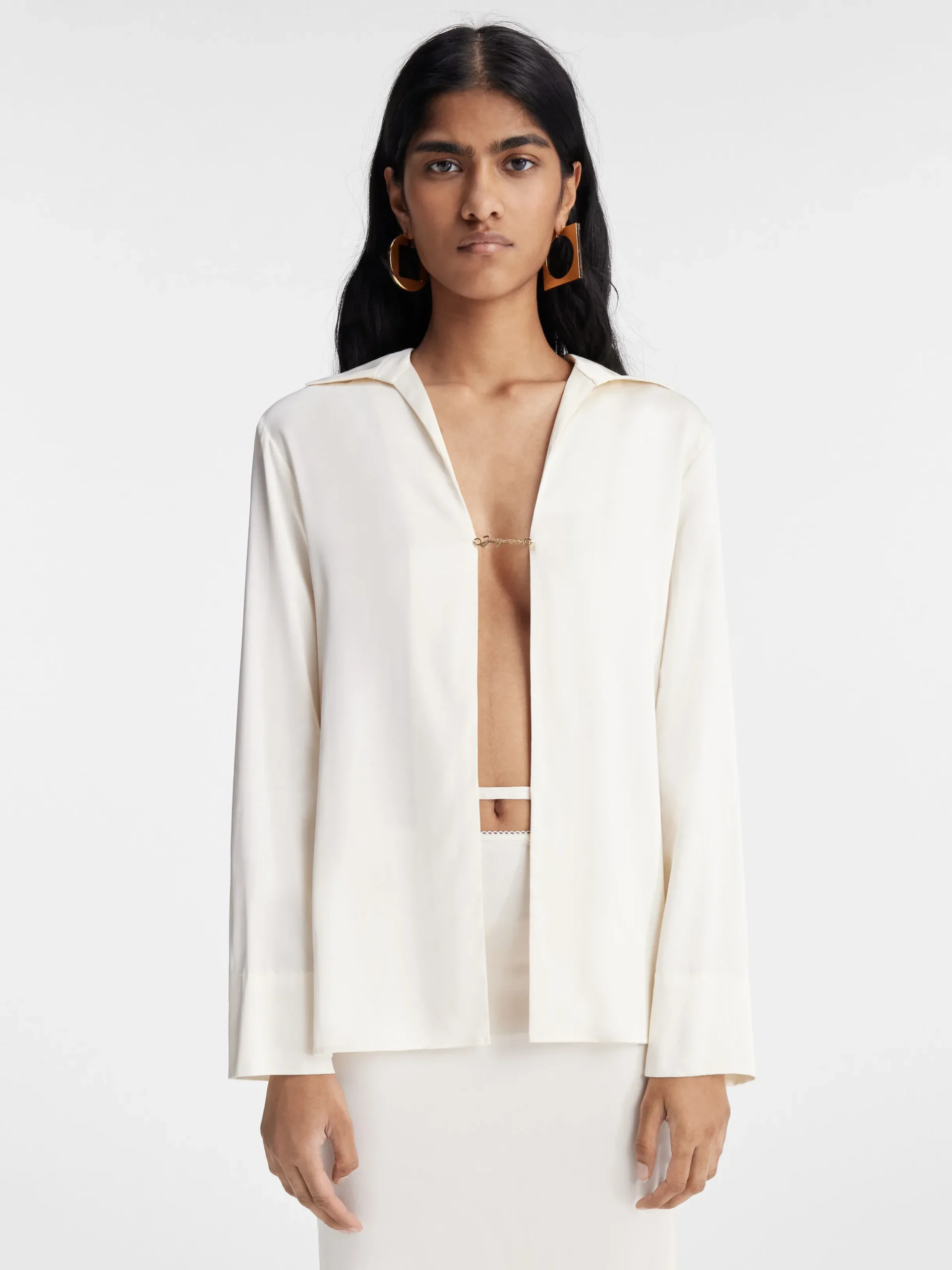 Fashion Jacquemus Het Notte shirt Off-White