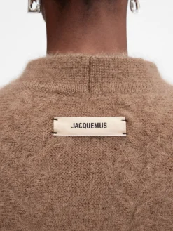 Clearance Jacquemus Het Nuvola-vest Camel