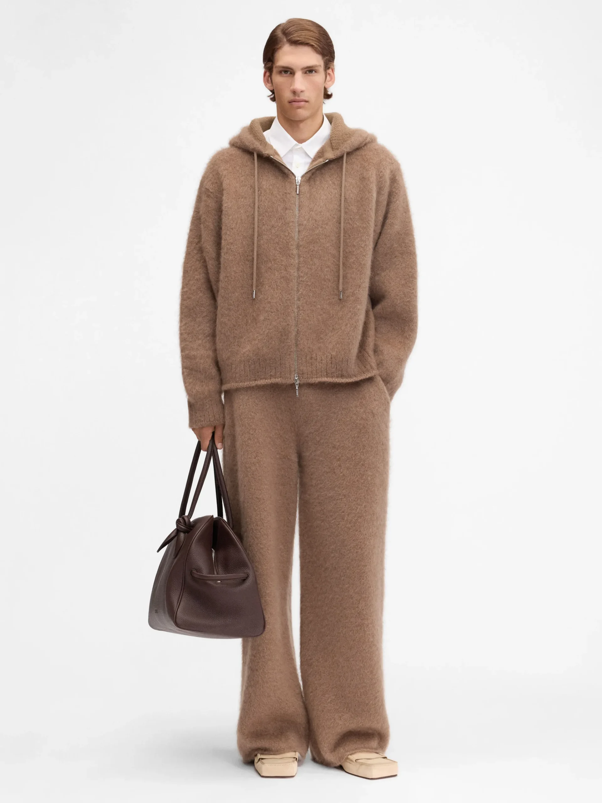 Online Jacquemus Het Nuvola-vest met rits Camel