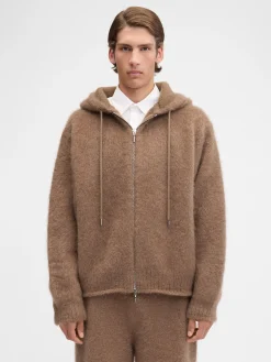 Online Jacquemus Het Nuvola-vest met rits Camel
