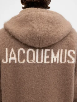 Online Jacquemus Het Nuvola-vest met rits Camel