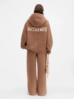 Online Jacquemus Het Nuvola-vest met rits Camel