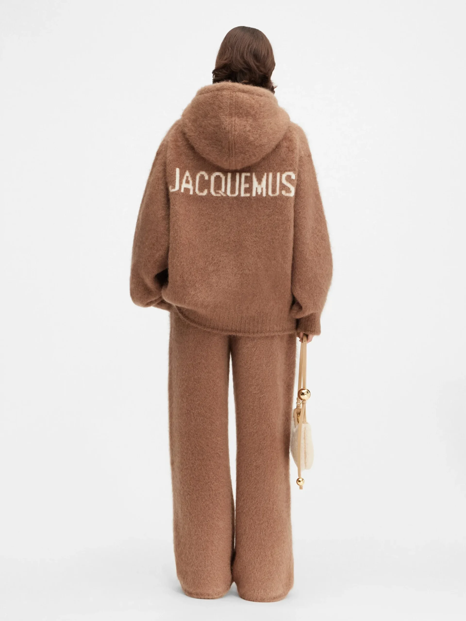 Online Jacquemus Het Nuvola-vest met rits Camel