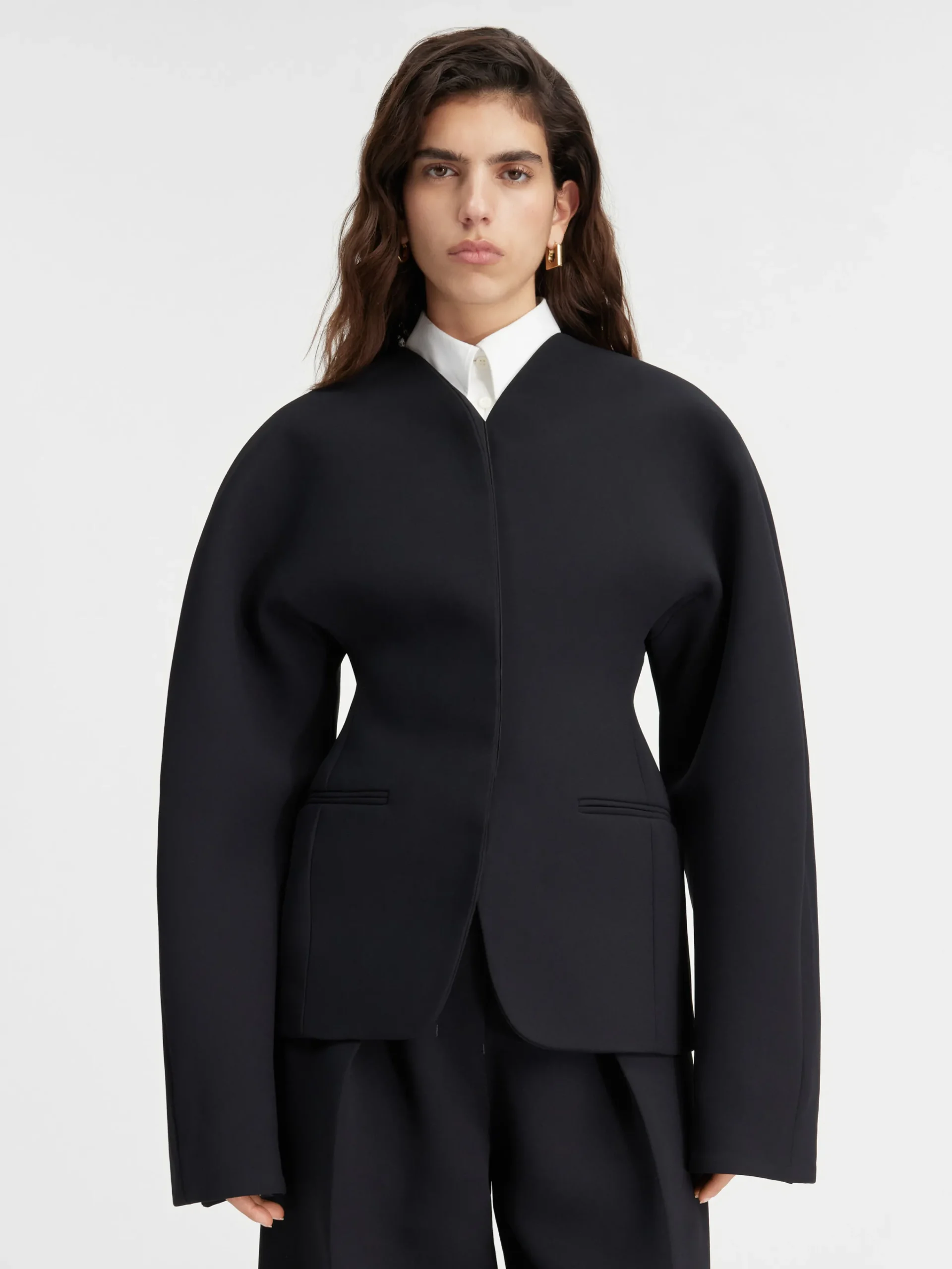 Fashion Jacquemus Het Ovalo jasje Black
