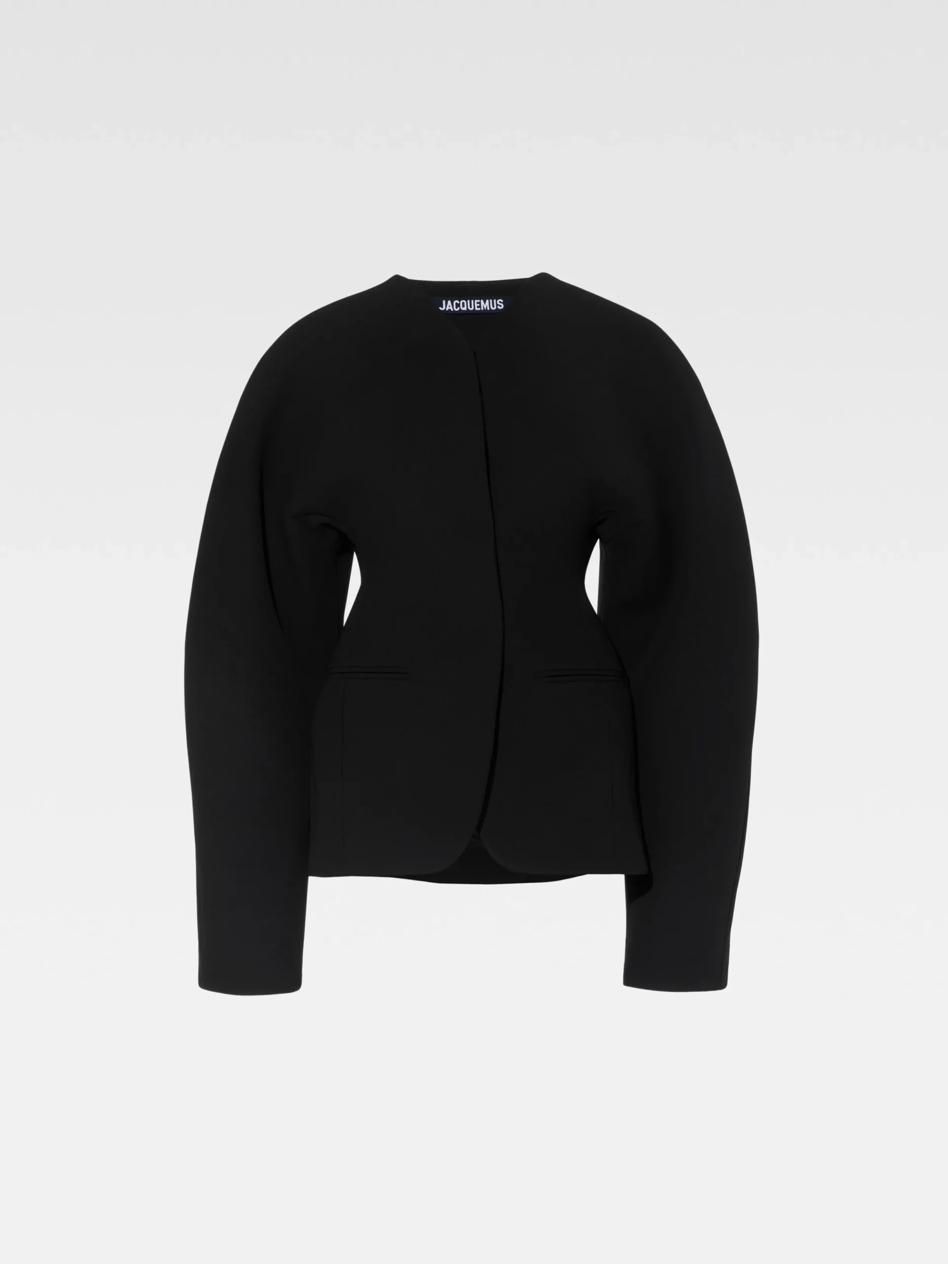 Fashion Jacquemus Het Ovalo jasje Black