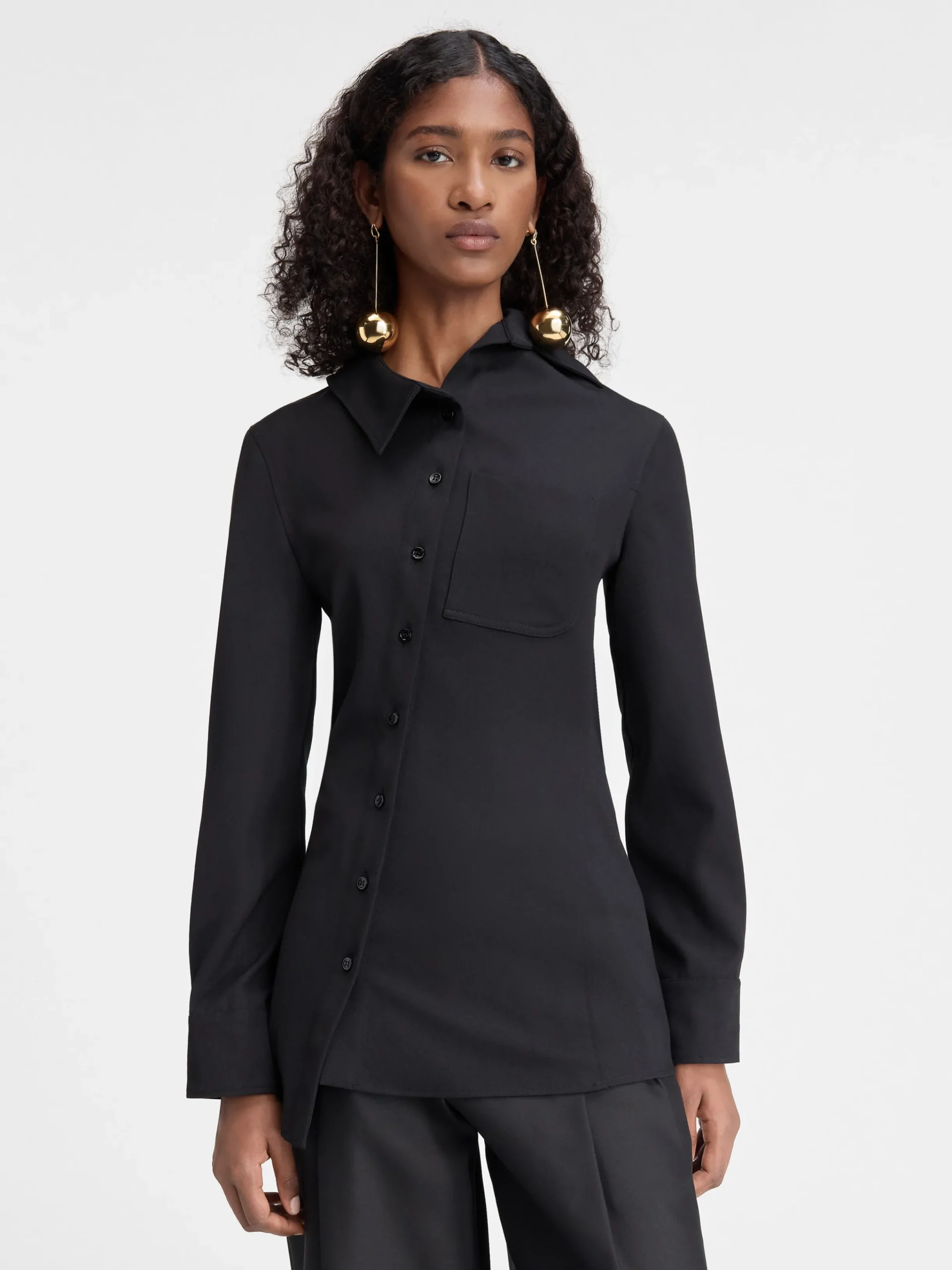 Outlet Jacquemus Het Pablo shirt Black